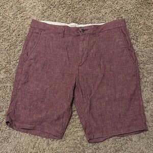 Old Navy Men's Plum Flat Front Shorts